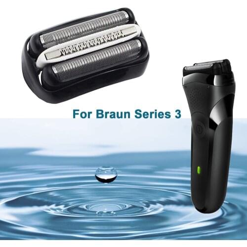 Replacement Shaver Head Compatible with Braun 3 Series 32B Foil Cutter Electric Shaver Razor Blade Head for Braun 301S 310S