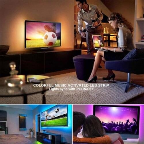 LED40 Key Remote Control 5050 RGB 5V Home TV Music Sound Control Background Bar LED Color Light With Atmosphere Light