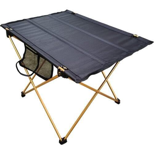 Ultra Light Portable Outdoor Aluminium Alloy with Oxford Cloth Bag Hiking Climbing Picnic Folding Table 접이식 탁자