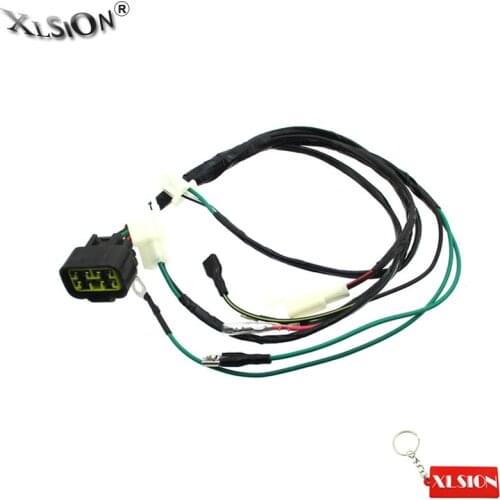 XLSION Pit Dirt Bike Zongshen Digital Wiring Loom Harness For 125HO 125cc 140cc Z155 155cc Oil Cooled Engine 1P60YMJ 1P56YMJ