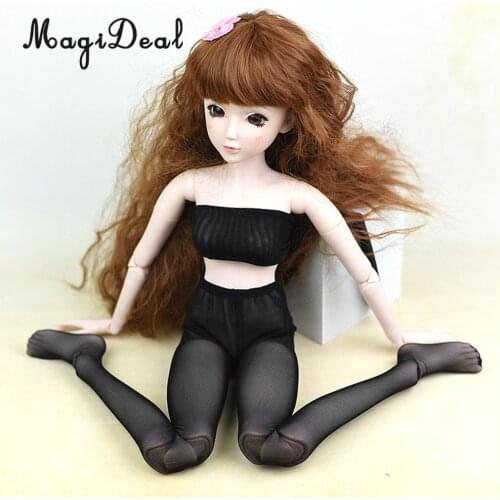 1/3 Fashion Gauzy Tights Stockings for BJD 60cm Night Lolita Doll Clothes Accessories Black