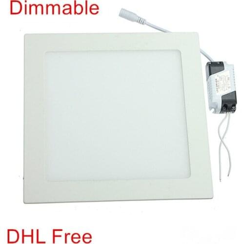 10Pcs LED Ceiling panel light 3W/4W/6W/9W/12W/15W/25W LED Downlight AC85-265V Warm White/Natural White/Cold White Dimmable