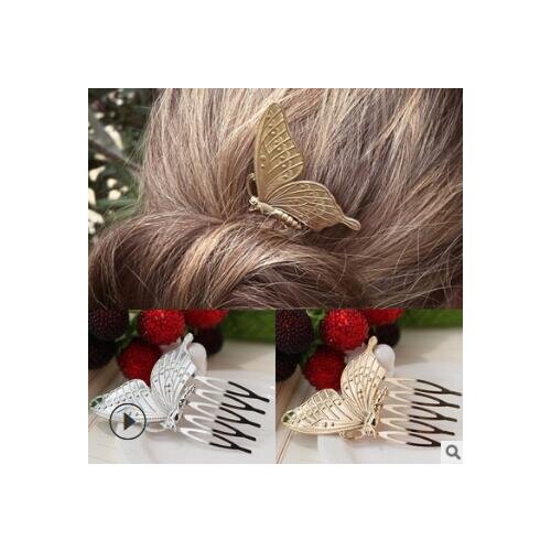 120pcs/lot DIY Multi Alloy From The Dance Hairpin Butterfly P-Pin & Comb Hair Clasp Hair Styling Tools Accessories HA1445