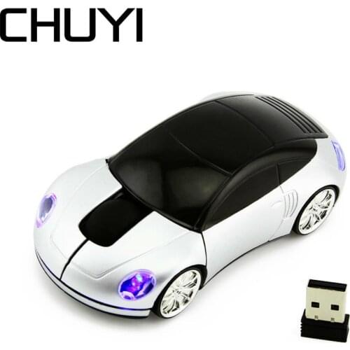 2.4G Wireless Mini Mouse Car Designed 3D Ergonomic Portable Mause 1600 DPI USB Optical Computer Creative Mice Kids For Laptop PC