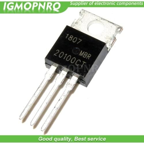 20pcs MBR20100CT MBR20100 MBR20100C 20A 100V TO-220 SSchottky & Rectifiers new original