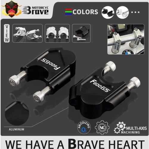 Motorcycle Accessories Handle Bar Clamp Raised Extend Handlebar Mount Riser For BMW F800GS Adventure F800 GS F 800GS ADV