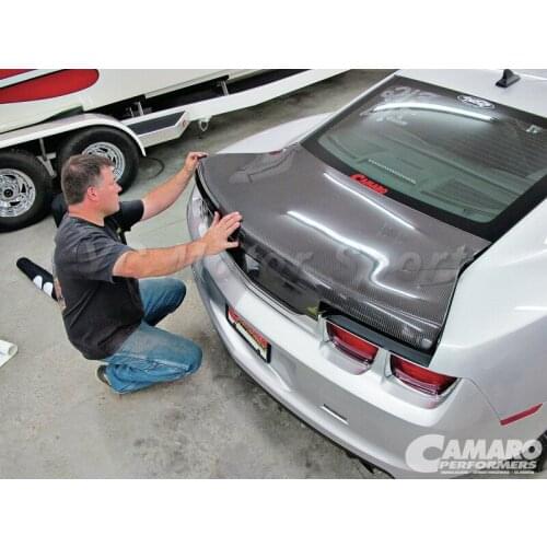 Car Accessories Carbon Fiber OEM Style Rear Trunk Fit For 2010-2013 Camaro V6 & V8 Trunk Boot Lid Tailgate