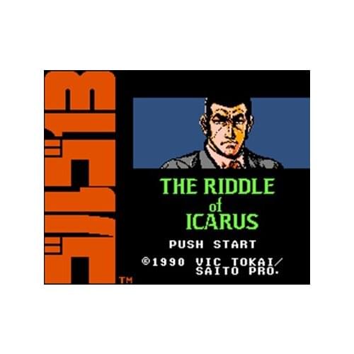 Golgo 13 - The Riddle of Icarus Region Free 8 Bit Game Card For 72 Pin Video Game Player
