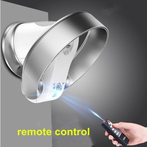 Houselold Desktop multi-purpose shaking ultra-quiet intelligent remote control Bladeless fan Stand Fan for dormitory and Home