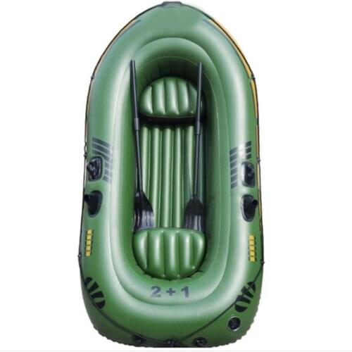 New 150~250cm Gaint Inflatable Kayak Canoe 130kg~300kg Rowing Air Boat Double Valve Drifting Diving Inflatable Boat Fishing Boat