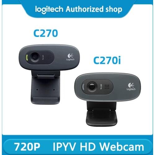 Logitech C270/C270i Camera Computer Desktop Internet Class HD Video Notebook with Microphone