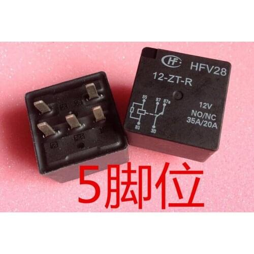 NEW relay HFV28 12-ZT-R 12V HFV28-12-ZT-R 12V 12VDC DIP5 5pcs/lot