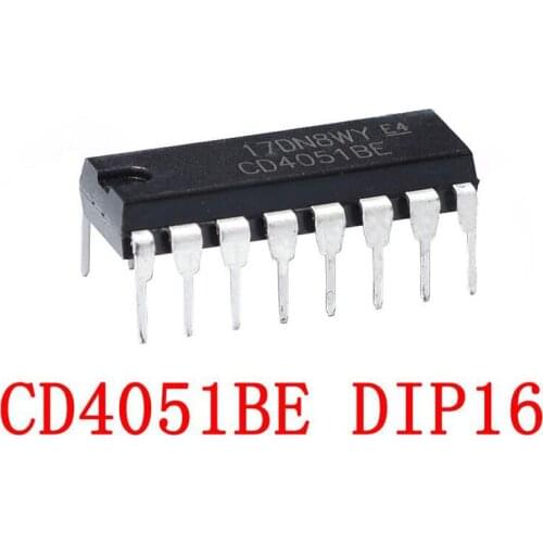 10-20PCS CD4051BE DIP16 CD4051 CD4051B 4051 DIP-16 New and Original IC Chipset
