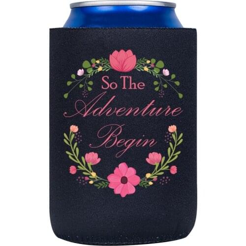 Tough Foam Drink cooler Full Color Can Cooler for wedding anniversary birthday Celebration fun party personalize gifts