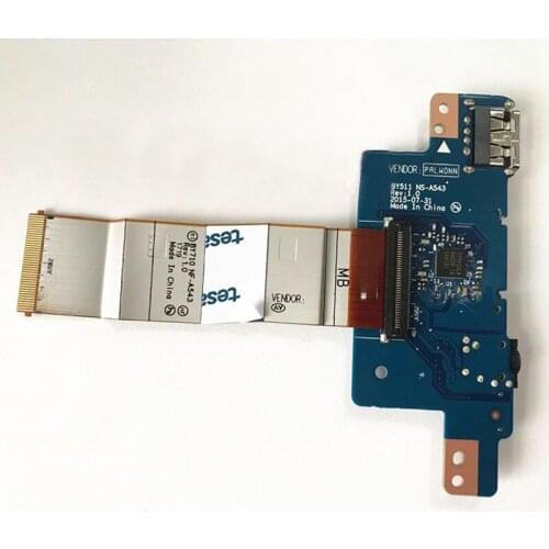 Original used For Lenovo IdeaPad Y700-15ISK Audio USB Card Reader Board w/cable BY511 NS-A543