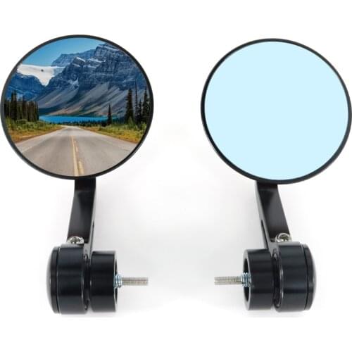 Fit For KAWASAKI ZX-6R ZX-10R Z1000 Ninja 300 Ninja 650R ER-6f ER-6n Motorcycle Handle Bar End Mirrors Rear View Side Mirror