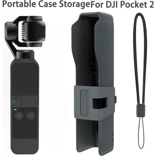 DJI Pocket 2 Portable Bag Case Storage Wheel protection Box Hard Shell W Strap For DJI OSMO Pocket 2 Camera Gimbal Accessories