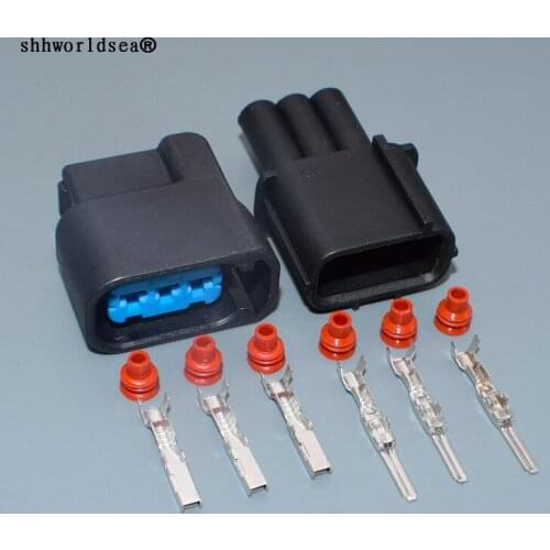 Worldgolden 3pin 2.0mm male female for Honda K-Series and S2000 Coil Pack 3 way waterproof automotive connector 6189-0728