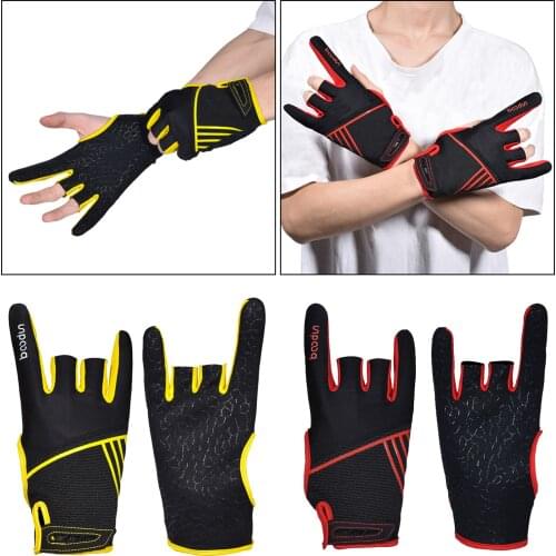 1 Pair Sports Bowling Glove Bowls Small Medium Large Bowling Ball Glove Sports Gloves Sports Gloves Fingerless Men Women