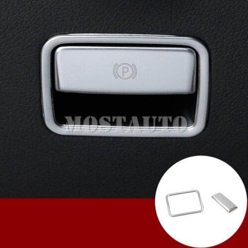 2X Electronic Handbrake Cover For Benz A B Class CLA GLA W176 W246 C117 X156 2013-2018 2pcs Car Accessories Interior Car Decor