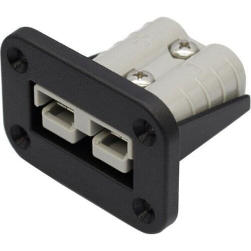 2PCS Flush Mount 50 Amp Anderson Plug Mounting Bracket Panel Cover for Caravan Camper Boat Truck