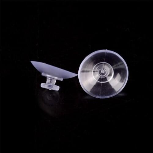 50pcs/pack Transparent Mushroom Head Suckers Cup Button 20mm Hig-end Clear Sucker Suction Cups