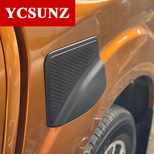 ABS Exterior Fuel Tank Covers Left Side Car Parts Accessories For Nissan Navara Np300 2015 2016 2017 2018 2019 YCSUNZ