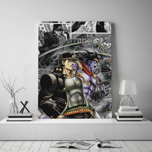 Diamond Painting Wall Art Jotaro Kujo Rhinestone Embroidery Embroidery Bizarre Poster Anime Character Home Decor Picture For Liv