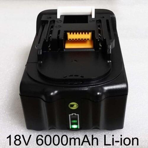 US 18V 6000mah Rechargeable Li-ion battery pack for Makita cordless Electric drill screwdriver BL1830 BL1815 LXT400