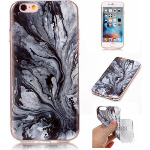 Case For iPhone 6 Soft Marble Stone image Painted Cover For iPhone 6 plus silicone soft Mobile Phone Bags Coque funda