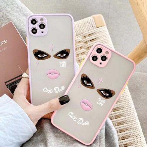 Negroes Black Girls Women Phone Case for iphone 12 11 Pro Max X XS MAX XR 6s 7 8 Plus SE 2020 Back Hard Shockproof Matte Cover