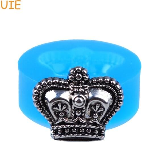 FYL546U 21.8mm Royal Crown Flexible Silicone Mold - Cake Decoration, Fondant, Baking Tools, Jewerly Making, Gum Paste, Resin Wax