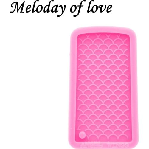 Glossy Mermaid Cup Keychain Mold Silicone Resin Tumble Mould DIY for Epoxy Making Jewelry Necklace chocolate Polymer Clay DY0709