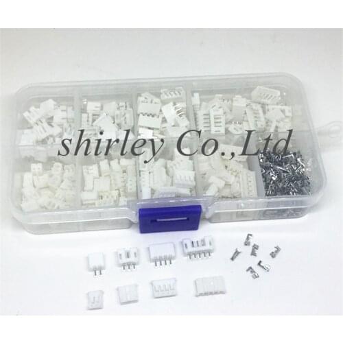 340PCS PH2.0 2p 3p 4p 5 pin 2.0mm Pitch Terminal Kit / Housing / Pin Header JST Connector Wire Adaptor PH Kits for 3D printer