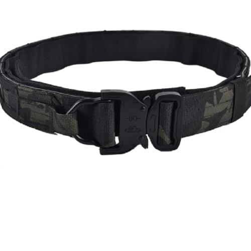 TR Multifunctional Tactical Outdoor 2-Inch Belt New Black MC Camouflage