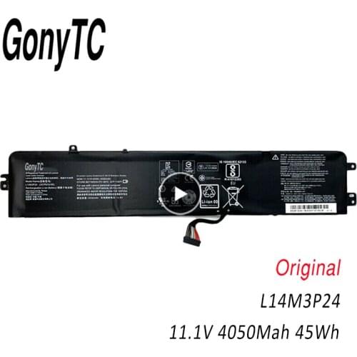 GONYTC New L14M3P24 L14S3P24 L16M3P24 Laptop Battery For Lenovo Ideapad Xiaoxin 700 R720 Y700-14ISK Y520-15IKB Y720-14ISK