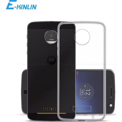 Clear Crystal Soft Silicone Back Cover For Motorola Moto E7 E6s E6 E5 Plus Z4 Z3 Z2 Z M X4 Play Ultra Thin TPU Phone Case