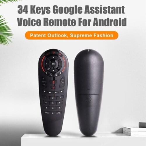 G30S Remote Control for Android TV Box, 33 Key Voice Wireless Device, IR, Learning, 2.4G, for X96q、PC、Pk、G30、G10s、G50s
