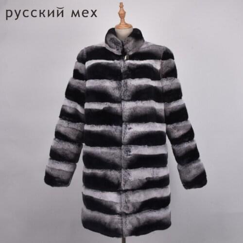 PYCCKNN MEX Fur Coats With A Hood