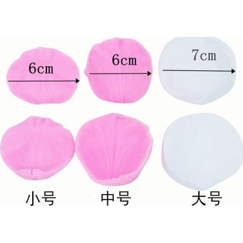 A variety of double-sided pattern molding large rose petal silicone mold
