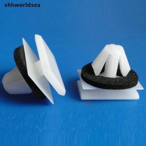 Shhworldsea Free shipping 100pcs Snap Fastener Plastic Clip Car Retainer For GM