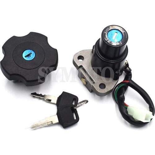 For Yamaha XT600 TW200 2003-2017 DT200 DT200R 1991-1994 XT225 Serow 225 Motorcycle Ignition Lock Tank Cap Lock Key Set