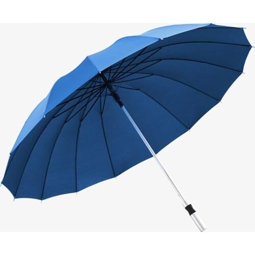 Large Retro Long Handle Parasol Umbrella Automatic Black automatic wedding Beach Umbrella Patio Regenschirm Parasol BY50LU