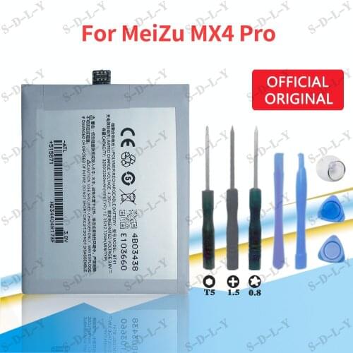 100% Original Backup for MeiZu MX4 Pro BT41 Battery 3350mAh Smart Mobile Phone +Tracking + Tools