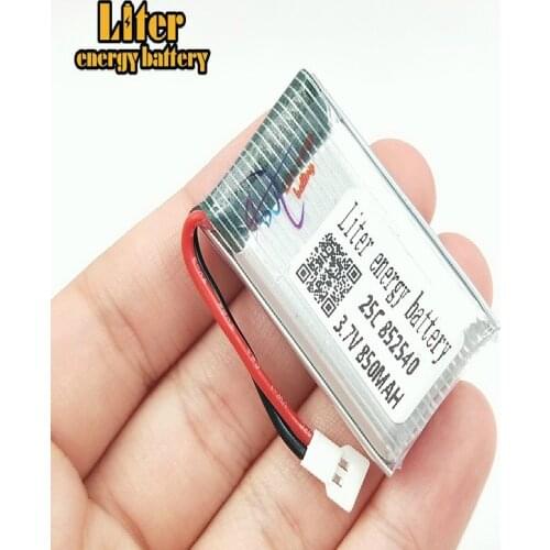 4pcs/lot 3.7V 850mAH 25c Syma X5C remote quadrocopter lithium battery 3.7V 850mAH-air plug 852540