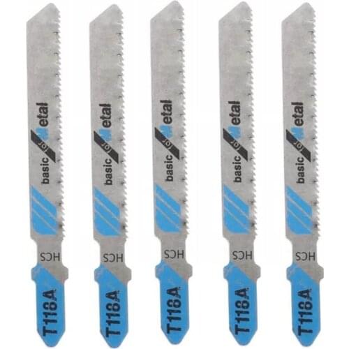 5Pcs/set Reciprocating Saw Blades T118A Jig Saw Blades Wood Metal Fast Cutting Disc