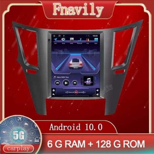 Android 10 Car Radio For Subaru Outback Multmedia System Autoradio Dvd Player GPS Navigation Vertical Screen Tesla Style 10.4"
