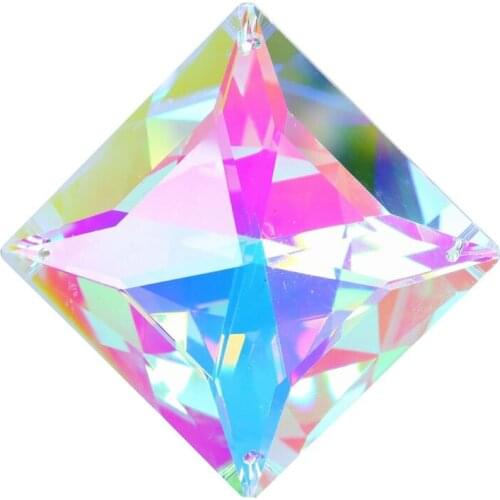 Color Crystal Chandelier Drops Pendants Prisms Hanging Glass Prisms Suncatcher