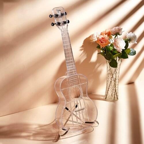 Travel Ukulele Music Kids Body Gloss Set Tenor 4 String Small Guitar 23 Inch Beginner Transparent Guitarra Entertainment ZZ50YL