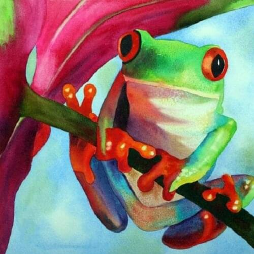 ArtBack 5d diy diamond painting frog cartoon pattern full square diamond embroidery 3d full round drill wall sticker